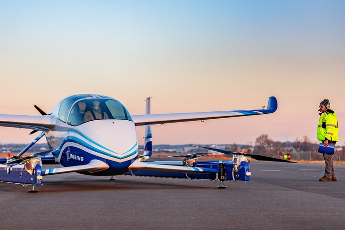 Boeing's flying taxi completes first test flight