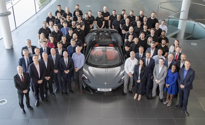McLaren builds 20,000th car in Surrey<br>