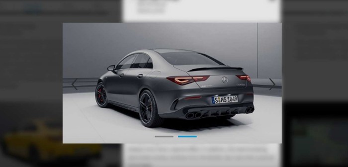 2021 Mercedes-AMG CLA 45 leaked