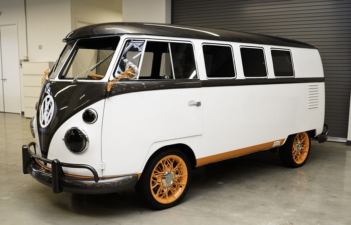 Volkswagen turns a 1962 van into one of its most high-tech cars