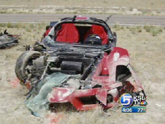 Update #2 - Yet another Ferrari Enzo destroyed