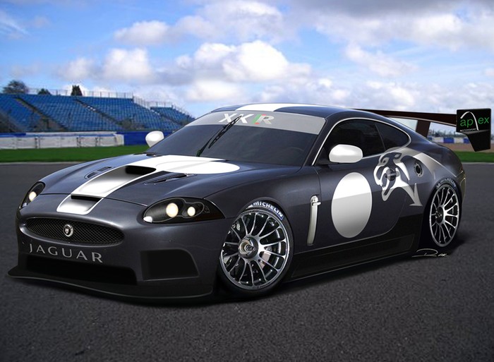 Apex Motorsport previews Jaguar XKR GT3 race car
