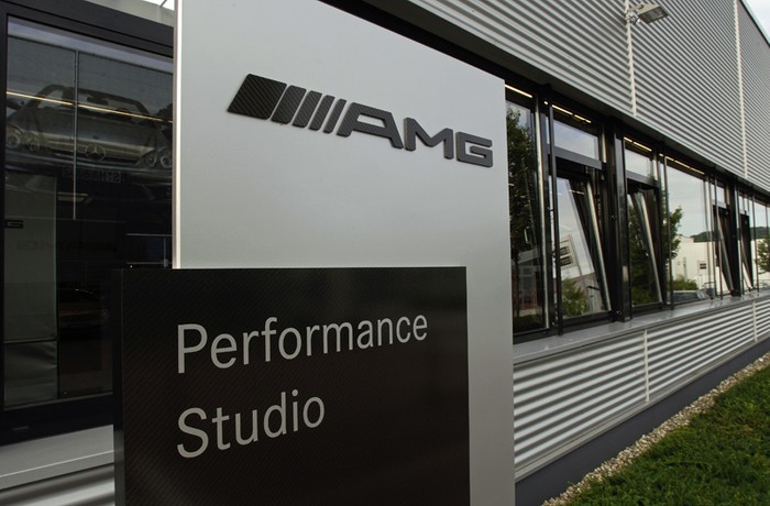 A look at the new Mercedes AMG studio