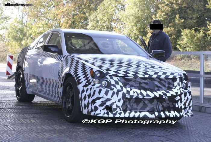 Real deal: 2009 Cadillac CTS-V spied
