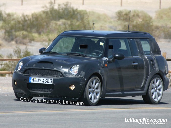 Spied: Clear shots of the 2008 MINI Clubman (R55)