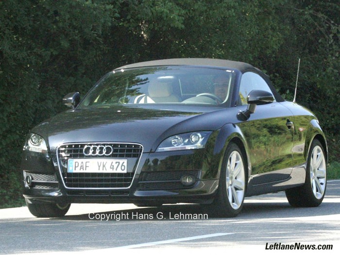 Revealed: 2008 Audi TT Roadster spied without disguise
