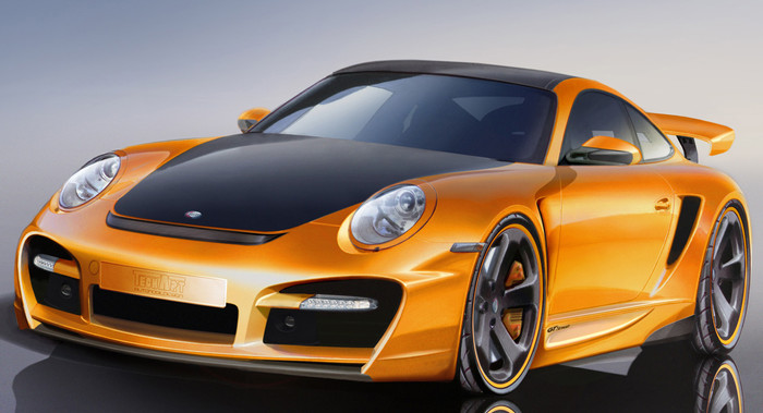 TechArt previews GTstreet based on Porsche 911 Turbo