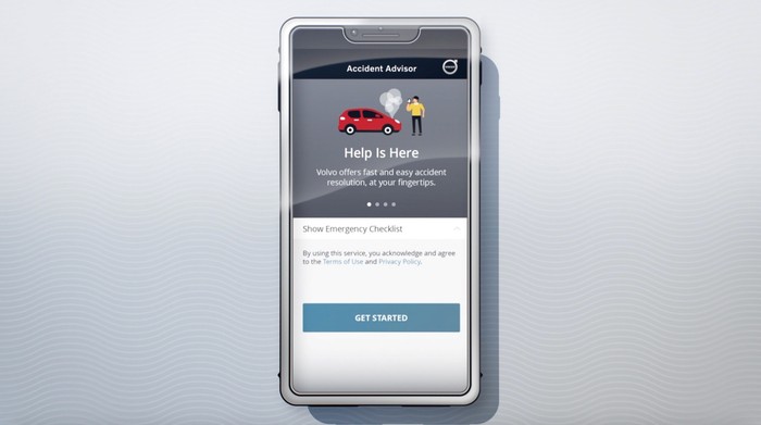 Volvo details 'Accident Advisor' smartphone app
