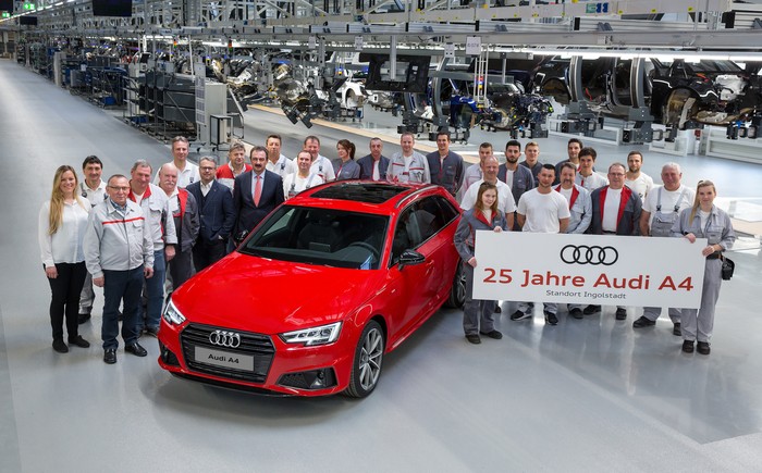 Audi A4 celebrates 25 years