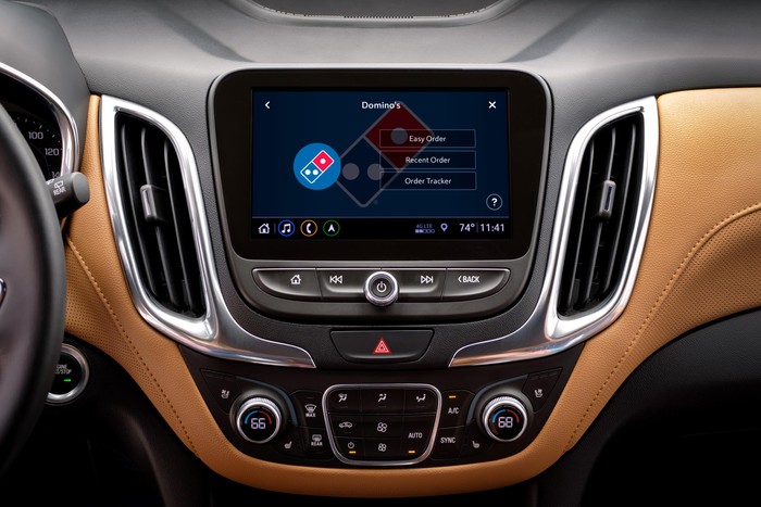 Chevrolet infotainment systems get Domino's pizza ordering