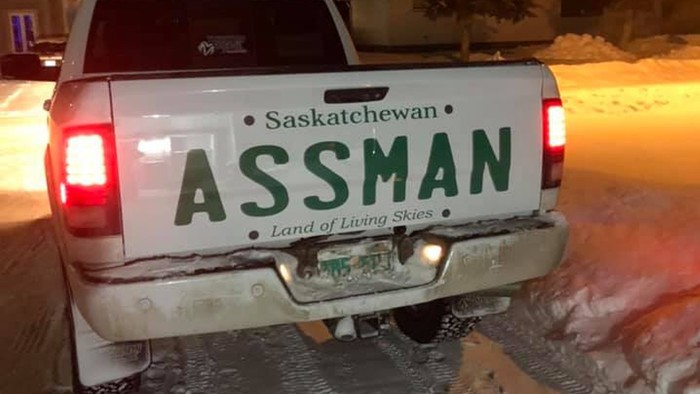 Canadian protests after province rejects 'ASSMAN' license plate
