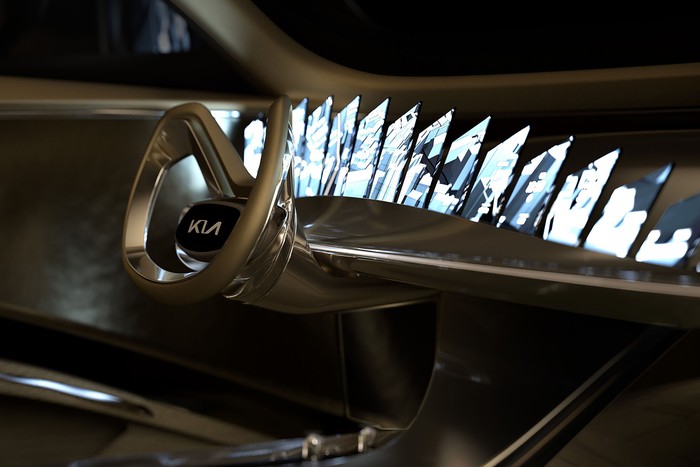 Kia shows Geneva EV concept's futuristic interior 