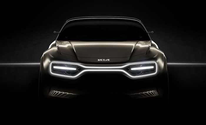 Kia teases stylish EV ahead of Geneva reveal