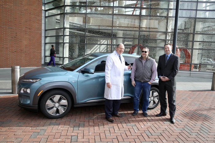 Hyundai delivers first US-bound Kona Electric in Maryland