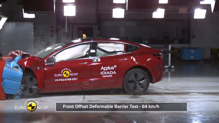 Tesla Model 3 sets top score for Euro NCAP safety assist test