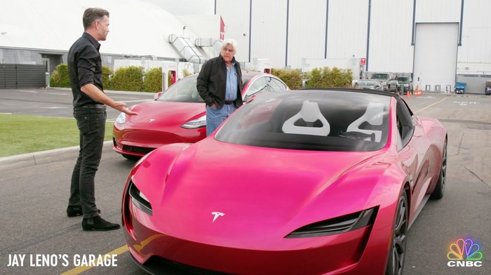 Tesla fan Jay Leno says 'almost no reason' to own a gas car