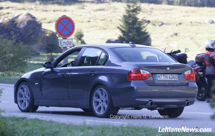 Spied: 2007/2008 BMW 3-Series sedan facelift (335i Sedan)