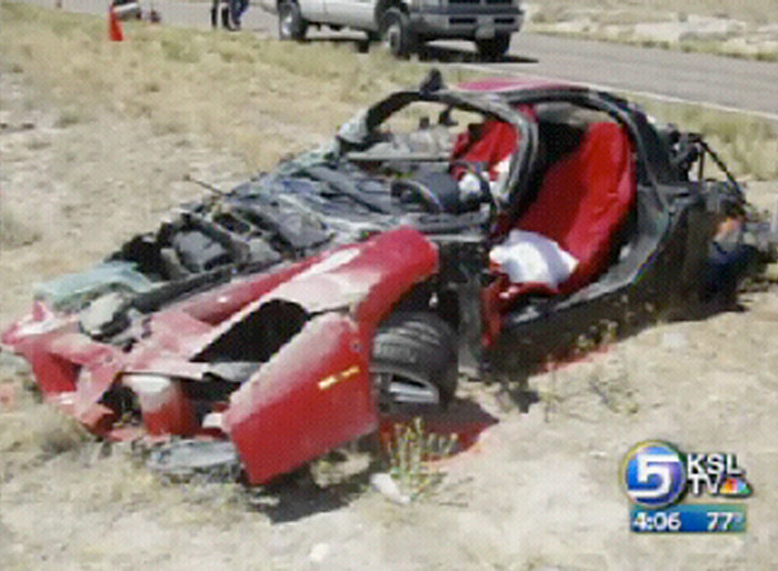 Update #2 - Yet another Ferrari Enzo destroyed