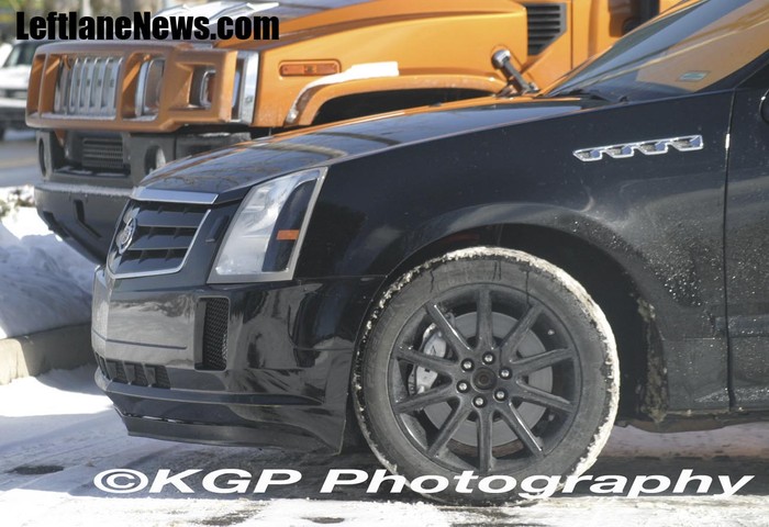 Spied: Cadillac SRX-V? Performance pack? Model facelift?