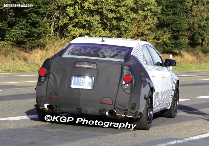 Real deal: 2009 Cadillac CTS-V spied