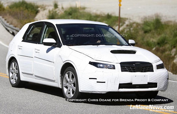 Spied: 2008 Subaru WRX hatchback
