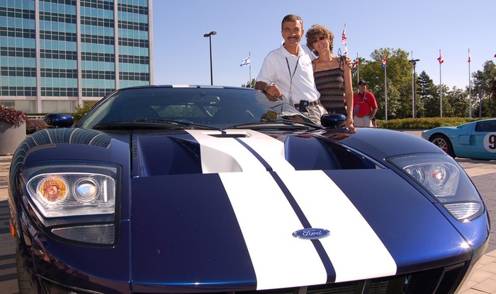 Ford GT homecoming rally in Dearborn, MI