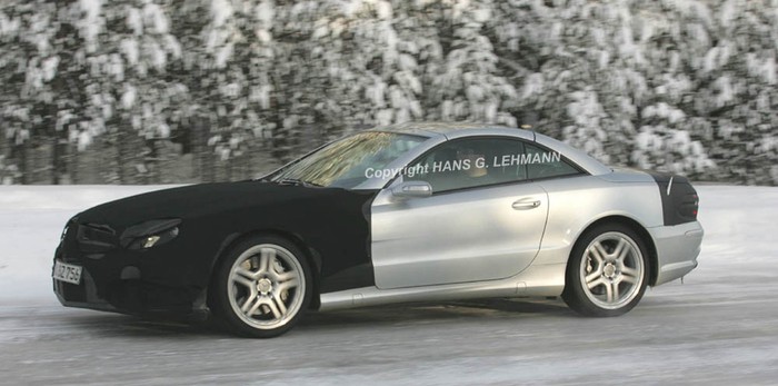Spied: 2009-2010 Mercedes SL-Class