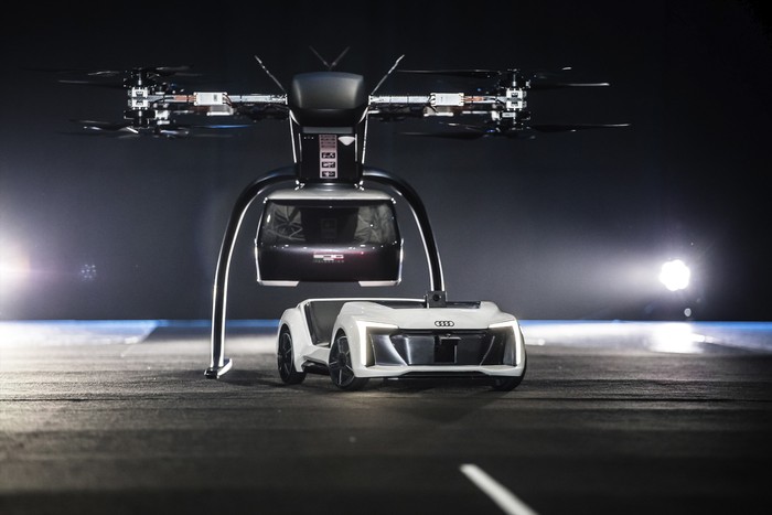 Audi, Italdesign flying taxi takes to the sky