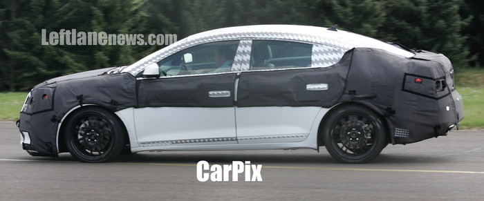 Spied: GM begins testing turbo four-cylinder engine in large cars