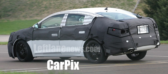 Spied: GM begins testing turbo four-cylinder engine in large cars