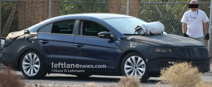Spied again: Volkswagen Passat Coupe with no camo!