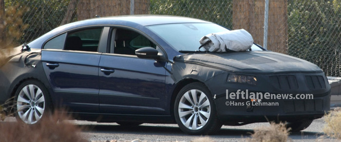 Spied again: Volkswagen Passat Coupe with no camo!
