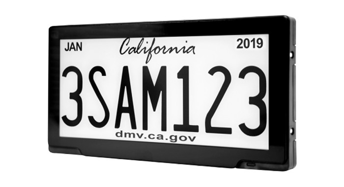 California tests digital license plates