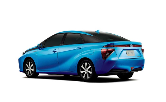Toyota previews production-bound hydrogen-powered sedan