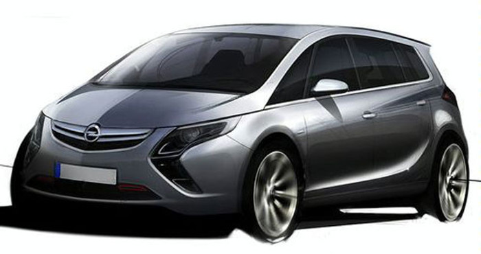 Opel teases next-gen Zafira MPV
