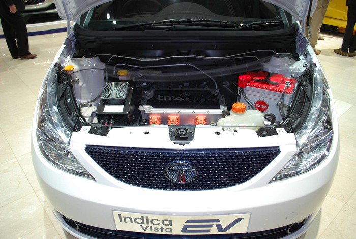 Tata unveils first electric: Indica Vista EV