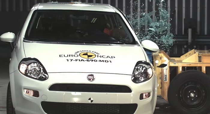 Fiat Punto first car to get zero stars in Euro NCAP crash tests