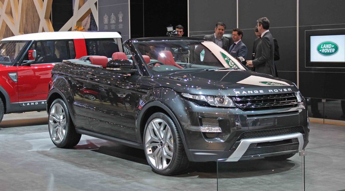 Geneva LIVE: Land Rover Range Rover Evoque convertible concept