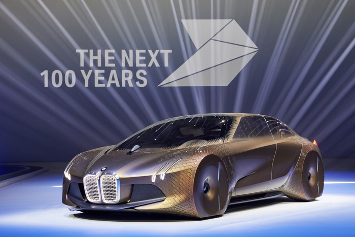 BMW unveils Vision Next 100 concept