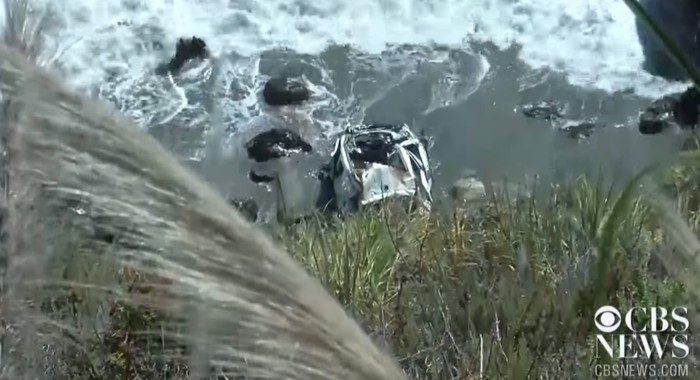 Driver survives for a week after Jeep crashes over 200-ft cliff