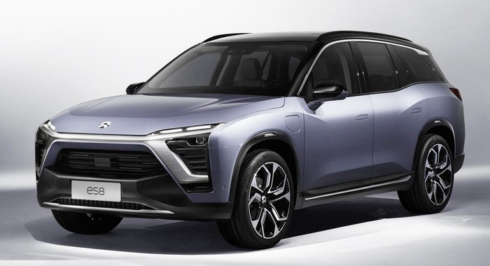 China's Nio reveals ES8 electric SUV