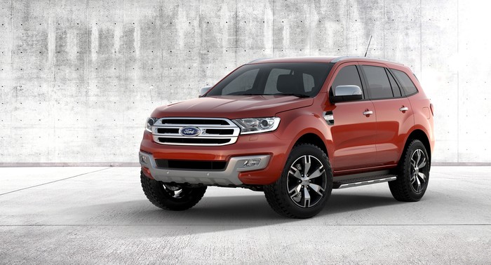 Ford reveals new Everest SUV at Beijing event