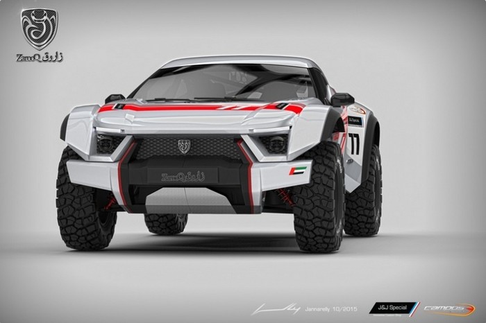 UAE-based Zarooq Motors shows 500-hp off-road coupe