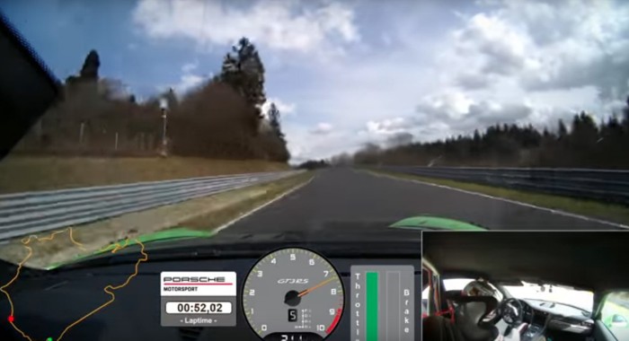 Porsche 911 GT3 RS laps Nurburgring in 6:56 [Video]