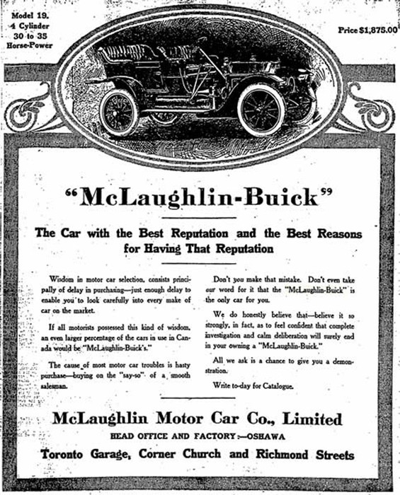 A (Canadian) car fit for royalty: The McLaughlin-Buick 