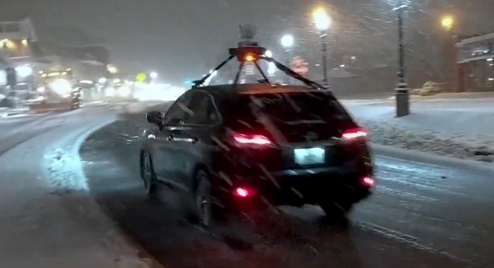 Torc autonomous prototype tackles snowstorm [Video]