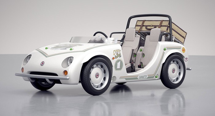 The Toyota Camatte lets kids take the wheel for a road trip