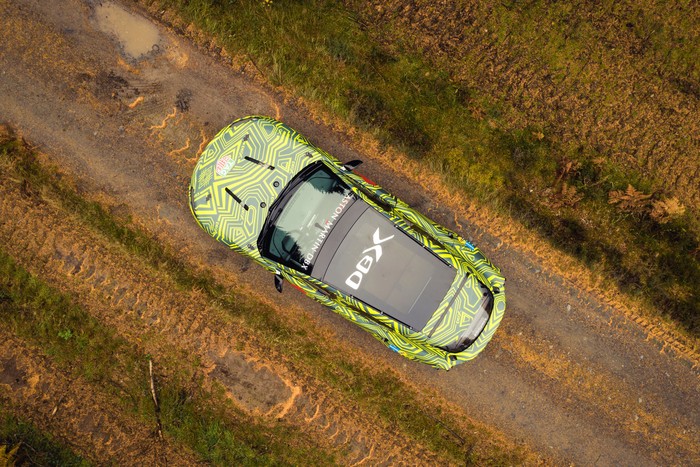 Aston Martin begins testing DBX SUV