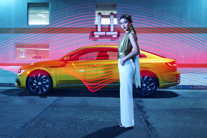VW shows Arteon 'techno vibe' photo shoot ahead of US arrival