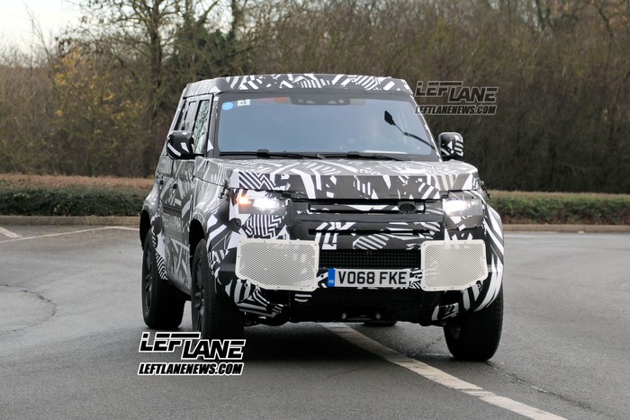 Spied: Land Rover Defender 110